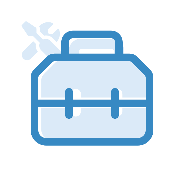 Icon - Toolbox and tools