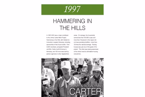 1997 Hammering in the Hills  text flyer